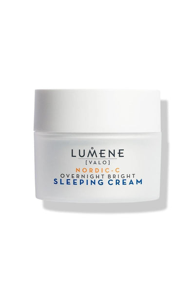 Lumene Overnight Bright Sleeping Cream - Vegan, Paraben-Free, 1.69 fl oz Brightening & Hydrating Night Cream for Dull Sk