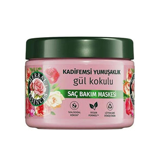 Herbal Essences Rose Soft Hair Mask - 10.14 fl oz, Vegan, Cruelty-Free, Nourishing & Softening Herbal Essences Rose Soft Hair Mask - Vegan & Nourishing Herbal Essences hair mask, Rose scented hair care, Vegan hair mask, Natural hair care products, Deep nourishment for dry hair, Hair care for dry damaged hair, Cruelty-free hair products, Silky soft hair, Floral scented hair mask, Luxurious hair care, Healthy hair products, Hair nourishment, Moisturizing hair mask, Vegan beauty products