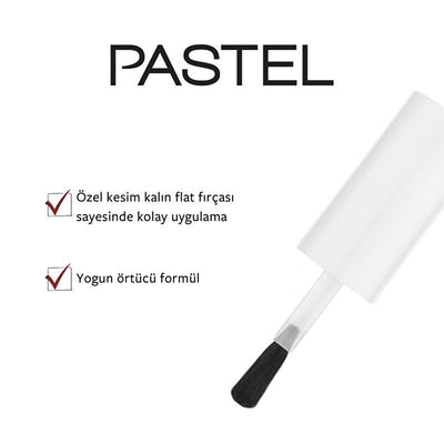 Pastel Oje 407 - Long-Lasting Nail Polish for Durable Color - Easy Application, High Gloss Finish