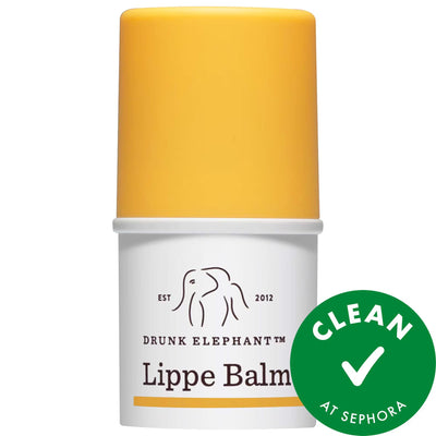 Drunk Elephant Lippe Balm: Ultra Moisturizing & Anti-Aging Lip Care for Dry, Cracked Lips | Shea Butter, Peptide Complex