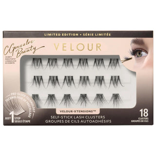 Velour x C Gonzalez Beauty: Self-Stick Lash Clusters for Easy DIY Lash Extensions & Seamless, Customizable Eye Looks - Cruelty-Free Velour Self-Stick Lash Clusters: DIY Easy Lash Extensions self-stick lash clusters, false eyelashes, DIY lash extensions, easy apply lashes, seamless lash look, customizable eyelash extensions, cruelty-free lashes, beginner friendly lashes, cat eye lashes, doe eye lashes, lash extensions, false lashes, easy lashes, beginner lashes, cat eye look, doe eye look, natural lash look,