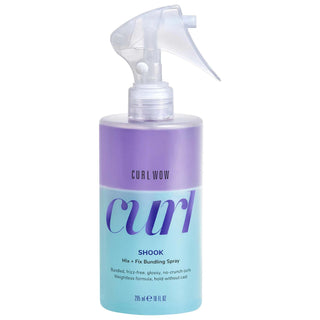 Curl Wow SHOOK Mix & Fix Bundling Spray - Vegan Curl Defining Spray for Frizz-Free Curls Curl Wow SHOOK Bundling Spray - Vegan Curl Defining Spray curl bundling spray, curl defining spray, vegan hair care, natural hair products, frizz-free curls, curl enhancing products, bi-phase styler, curly hair products, coily hair care, gluten-free hair products, cruelty-free beauty, paraben-free hair care, sulfate-free hair products, hydrating hair spray, curl activator, curl refresher, curly hair routine, natural bea