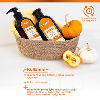 Tresan Sulfate-Free Repair Shampoo with Pumpkin Seed Oil - Gentle, Nourishing, and Natural Hair Care for Damaged Hair Tresan Sulfate-Free Repair Shampoo - Natural Hair Care sulfate-free shampoo, pumpkin seed oil hair care, repair shampoo, natural hair care products, daily use shampoo, gentle hair care, nourishing shampoo, damaged hair repair, weakened hair care, sensitive scalp shampoo, hair care solution, Tresan hair products