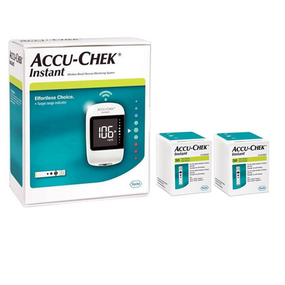 Accu-Check Accu-Chek Instant Blood Glucose Meter with 100 strips