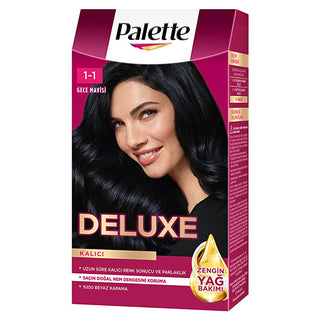 Palette Deluxe Gece Mavisi Hair Dye - Long-Lasting Vibrant Night Blue Hair Color with Nourishing Properties Palette Deluxe Gece Mavisi Hair Dye - Vibrant Night Blue Color hair dye, long-lasting hair color, nourishing hair dye, Gece Mavisi hair color, Palette Deluxe Saç Boyası, Night Blue hair dye, vibrant hair color, healthy hair dye, cosmetic, beauty, hair care