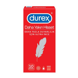 Durex: Ultra Thin Condoms for Enhanced Sensitivity - 10 Pack | Reliable STD Protection, Safe & Natural Feel Durex Ultra Thin Condoms: Enhanced Sensitivity & Reliable Protection condoms, thin condoms, ultra thin condoms, Durex condoms, sexual health, contraceptives, safe sex, STD protection, condoms for sensitivity, reliable condoms, contraception, intimate, pleasure, protection, latex condoms, safe sex supplies, family planning, sexually active, adults, intimate moments, enhanced sensitivity, durable condom