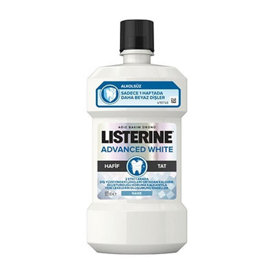 Listerine Advanced White Mouthwash for Whitening Teeth with Fluoride - 16.91 fl oz