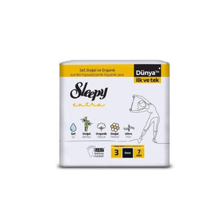 Sleepy Extra Ultra Thin Overnight Sanitary Pads - 7 Count | Hypoallergenic & Organic Feminine Hygiene for Nighttime Menstrual Protection Sleepy Ultra Thin Overnight Pads - Organic Nighttime Protection overnight sanitary pads, ultra thin night pads, hypoallergenic menstrual pads, organic feminine hygiene, natural sanitary pads, Sleepy sanitary pads, nighttime menstrual protection, thin overnight pads, sanitary pads, feminine hygiene, menstrual pads, night pads, overnight pads, ultra thin pads, hypoallergenic