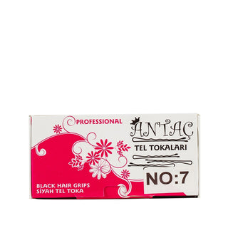Antac Black Wire Hair Clip Size 7 - Durable Design | Stylish Accessory