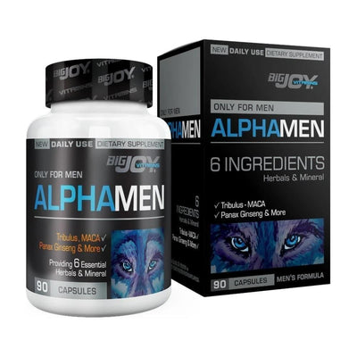 Suda Vitamin Alpha Men 90 Capsules - Men's Health Supplement with Herbal Extracts & Zinc
