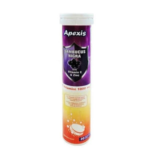 Apexis Sambucus Nigra 20 Effervescent Tablets