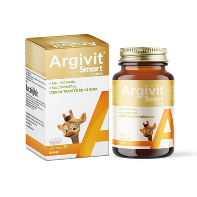 Hekim Argivit Smart Multivitamin Supplement 30 Tablets | Premium Formula