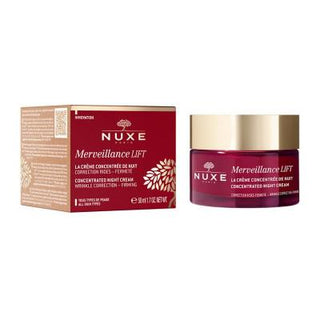 Nuxe Merveillance Lift Concentrated Night Cream 50ml - Anti-Aging Hyaluronic Acid Night Cream for Dry, Mature Skin Nuxe Merveillance Lift Night Cream - Anti-Aging Skincare Nuxe Merveillance Lift Night Cream, Anti-aging night cream, Hyaluronic Acid skincare, Peptide skincare, Paraben-free night cream, Dermatologically tested skincare, Night Cream for dry skin, Night Cream for mature skin, Anti-aging skincare products, Skincare for sensitive skin, Skincare routine, Nuxe skincare, Hydrating night cream, Firmin