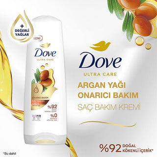 Dove Ultra Care Argan Oil Hair Conditioner - Deeply Nourishing & Repairing for Damaged, Dry Hair - Natural, Vegan & Cruelty-Free Dove Argan Oil Conditioner: Repair Dry & Damaged Hair Naturally argan oil hair conditioner, damaged hair repair conditioner, natural hair conditioner, vegan hair conditioner, cruelty-free hair conditioner, Dove hair conditioner, deeply nourishing conditioner, hair conditioner for dry hair, coconut oil hair conditioner, macadamia oil hair conditioner, hair conditioner, dry hair, da