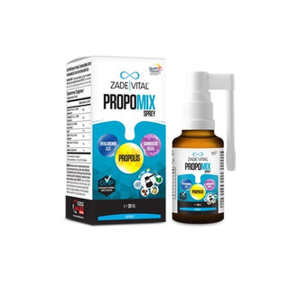 Zade Vital Propomix Oral Spray 20ml - Natural Oral Care with Propolis, Sambucus Nigra & Hyaluronic Acid Zade Vital Propomix Oral Spray - Natural Oral Care oral spray, natural oral care, propolis mouth spray, oral hygiene, mouth and throat spray, natural ingredients, oral health, hygiene solution, family oral care, healthy mouth, propolis benefits, hyaluronic acid oral spray