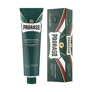 Proraso Eucalyptus & Menthol Shaving Cream: Experience a Classic, Refreshing, and Irritation-Free Wet Shave - Natural Ingredients for All Skin Types Proraso Shaving Cream: Classic Eucalyptus & Menthol Shave shaving cream, eucalyptus shaving cream, menthol shaving cream, classic shaving cream, proraso shaving cream, men's grooming, natural shaving cream, shaving soap, wet shaving, traditional shaving, men's shaving, shaving, grooming, eucalyptus oil, menthol, paraben-free, silicone-free, mineral oil-free, sk