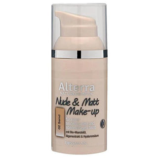 Alterra Vegan Foundation Makeup - Matte Finish, Hydrating, 30ml - Natural Makeup Look Alterra Vegan Matte Finish Foundation - Natural Makeup Vegan Foundation, Matte Finish Makeup, Hydrating Foundation, Natural Makeup Look, Alterra Mat Fondöten, Cruelty-Free Beauty, Cosmetic, Makeup Essentials, Skincare Makeup, Everyday Makeup, Natural Finish Foundation, Organic Makeup, Clean Beauty, Beauty Products, Skincare, Makeup, Foundation, Alterra Cosmetics