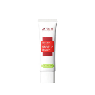 Cell Fusion C Advanced Clear Sunscreen for Oily Skin SPF 50+ - Non-Greasy, 1.69 fl oz