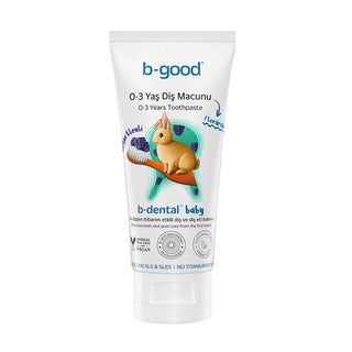 b-good b-dental 0-3 Years Baby Toothpaste Fluoride-Free Blackberry 50 ml