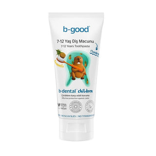 b-good b-dental 7-12 Years Old Children's Toothpaste Fluoride-Free Pineapple 50 ml