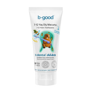 b-good b-dental 7-12 Years Old Children's Toothpaste Fluoride Pineapple 50 ml