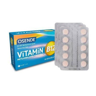 osende metilkobalamin b12 tablets front view, osende b12 supplement nutrition facts Osende Metilkobalamin B12 - 30 Tablets | Energy Support Supplement Osende Metilkobalamin B12 - 30 Tablets for Energy Support osende, b12-supplement, vitamin-b12, energy-support, metilkobalamin, dietary-supplement, melting-tablets, mint-flavored, strawberry-flavored, ai-generated