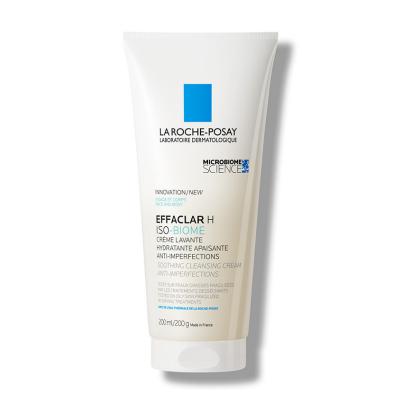 La Roche-Posay Effaclar H Iso-Biome: Gentle Acne & Oily Skin Cleanser - Hydrating, Hypoallergenic Face Wash to Balance S