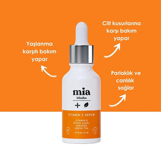 mia klinika c vitamin serum 30 ml, brightening serum for skin concerns, ginseng infused vitamin c serum Mia Klinika C Vitamin Serum - Brightening with Ginseng for Individuals with Skin Concerns | 1 fl oz Mia Klinika C Vitamin Serum - Brightening & Pore Reducing mia-klinika, c-vitamin-serum, skin-brightening, pores-reducing, skincare, beauty-enthusiasts, anti-aging, ginseng, skin-care, ai-generated