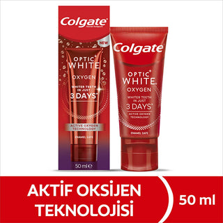 colgate optic white toothpaste 50ml, oxidation technology toothpaste, toothpaste with active oxygen, white toothpaste for deep stains Colgate Optic White Toothpaste - Oxygen Technology | 50ml Colgate Optic White Toothpaste - 50ml colgate, optic-white, toothpaste, whitening, oral-care, active-oxygen, non-abrasive, deep-stain-removal, dental-hygiene, ai-generated