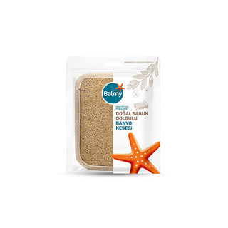 Balmy Natural Exfoliating Bath Sponge - Gentle Peeling | Natural