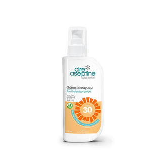 Cire Aseptine 30 SPF Vegan Sunscreen Lotion | Broad Spectrum UVA UVB Protection | Water Resistant & Sensitive Skin Friendly - 200ml/6.76 fl oz Cire Aseptine 30 SPF Vegan Sunscreen: UVA/UVB Protection sunscreen lotion, 30 SPF sunscreen, UVA UVB protection, vegan sunscreen, water resistant sunscreen, sun protection for sensitive skin, broad spectrum sunscreen, sunscreen without octinoxate, PA+++ sunscreen, sunscreen for face and body, sun protection, UVA protection, UVB protection, vegan, water resistant, sen