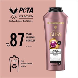 Gliss Deep Repair Shampoo for Damaged Hair - Hyaluron & Cranberry - Restore Flexibility & Vitality Gliss Deep Repair Shampoo - Damaged Hair Repair & Hydration Gliss Shampoo, Deep Repair Shampoo, Damaged Hair Repair, Hyaluron Shampoo, Cranberry Extract Shampoo, Hair Repair Shampoo, Shampoo for Damaged Hair, Serum Shampoo, Hair Flexibility Shampoo, hair shampoo, damaged hair, hair repair, hyaluron, cranberry extract, serum, hair care, hair health, hair vitality, hair hydration, hair shine, dry hair, brittle h