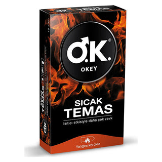 Okey Condom Hot Contact 10 Pcs