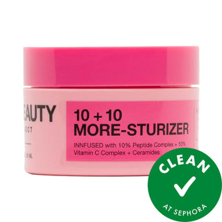 10+10: Vitamin C Peptide Moisturizer - Brightens, Firms & Hydrates - Vegan & Cruelty-Free Anti-Aging Face Cream Vitamin C Peptide Moisturizer: Brighten, Firm & Hydrate Vitamin C moisturizer, Peptide complex cream, Ceramide facial moisturizer, Anti-aging moisturizer, Vegan skincare, Cruelty-free moisturizer, Brightening face cream, Firming moisturizer, Hydrating face cream, Recyclable skincare, Facial Moisturizer, anti-wrinkle solutions, improve skin radiance, even skin tone, normal skin, dry skin, hydrating