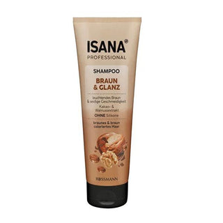 Isana Professional Brown & Shiny Hair Shampoo: Enhance Color, UV Protection, Vegan - 8.45 fl oz Isana Brown Hair Shampoo: Color Boost & UV Protect | Vegan brown hair shampoo, color enhancing shampoo, UV protection shampoo, vegan shampoo, shampoo for brown hair, Isana Professional shampoo, shampoo for dyed brown hair, shampoo for shiny brown hair, caramel cacao walnut shampoo, dermatologically tested shampoo, hair shampoo, brown hair care, color protection, hair shine, vegan hair care, Vitamin E shampoo, car