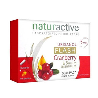 Naturactive Urisanol Flash - Cranberry Capsules | 10 Count