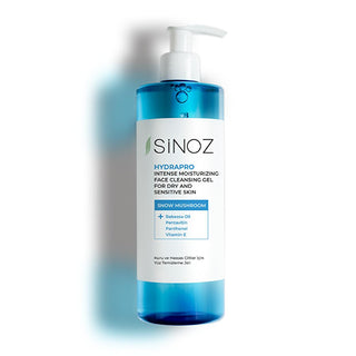 Sinoz Hydrating Facial Cleansing Gel for Dry & Sensitive Skin | Gentle Face Wash with Snow Mushroom, Babassu Oil - SLS Free, Moisturizing (13.53 fl oz) Sinoz Face Wash: Gentle Hydration for Dry, Sensitive Skin facial cleansing gel for dry skin, gentle cleanser for sensitive skin, hydrating face wash, SLS free face cleanser, natural skincare for dry skin, snow mushroom extract cleanser, babassu oil face wash, sensitive skin face wash, moisturizing facial cleanser, dry skin, sensitive skin, snow mushroom extr