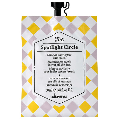 The Spotlight Circle Hair Mask for Shiny Hair - Vegan, Shine-Enhancing, Hydrating Treatment for Dry, Medium to Thick Hai