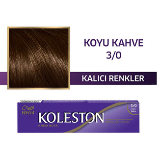 Koleston Cream Paint Dark Brown 3/0