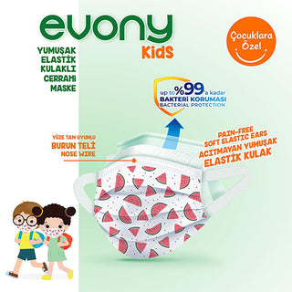 Evony Children's Face Mask: 10-Pack - TSE Certified, Soft, Comfortable, & Allergy-Free Kids Face Masks for Reliable Respiratory Protection Evony Kids Face Masks: Certified Protection & Comfort - 10 Pack children's face mask, kids face mask, disposable face mask children, patterned face mask kids, TSE certified face mask, 3-layer kids mask, soft face mask child, comfortable kids mask, allergy-free face mask children, safe face mask for child, children's mask, kids mask, disposable mask, patterned mask, TSE c