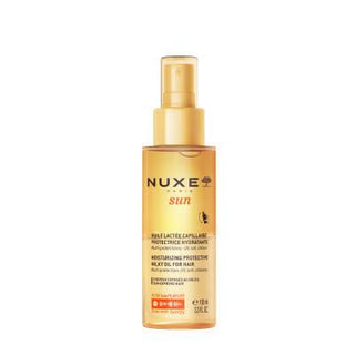 Nuxe Sun: UV Protection Moisturizing Hair Oil - Water Resistant Beach & Summer Hair Care, Protects from Sun, Salt & Chlorine - 3.38 fl oz Nuxe Sun Hair Oil - UV Protection, Moisturizing for Beach & Summer hair oil, sun protection hair, moisturizing hair oil, UV protection hair spray, water resistant hair protection, beach hair protection, summer hair care, Nuxe Sun hair oil, hair sunscreen, chlorine protection hair, hair care, UV protection, moisturizing, water-resistant, lightweight, summer fragrance, dual