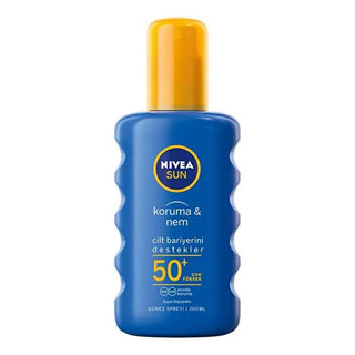 Nivea Sunscreen Spray SPF 50+ - Moisturizing, Water Resistant, Ocean Friendly Nivea Sunscreen Spray SPF 50+ - Protect & Moisturize Sunscreen Spray, SPF 50+, Moisturizing Sunscreen, UVA UVB Protection, Water Resistant Sunscreen, Ocean Friendly Sunscreen, Dermatologically Tested Sunscreen, Nivea, Sun Protection, Outdoor Activities, Eco Friendly, Skin Care, Summer Essentials