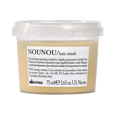 Davines NOUNOU Repair Hair Mask: Deeply Hydrating Treatment for Damaged, Bleached & Dry Hair - Sulfate-Free, Color Safe