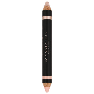 Anastasia Highlighting Duo Eyebrow Pencil: Double-Ended Matte & Shimmer Highlighter for Defined, Glowing Brows with Vita