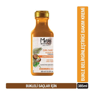 Maui Moisture Coconut Oil Curl Quench + Smoothie Hair Conditioner: Vegan, Sulfate-Free for Defined & Hydrated Curls (13 fl oz) Maui Moisture Coconut Curl Conditioner: Hydrate & Define Hair Conditioner, curly hair conditioner, coconut oil hair cream, vegan hair conditioner, sulfate-free conditioner, curl defining conditioner, aloe vera hair conditioner, natural hair care, Maui Moisture, bukle belirginleştirici, coconut oil, aloe vera, papaya extract, moisturizing conditioner, hydrating conditioner, frizz con