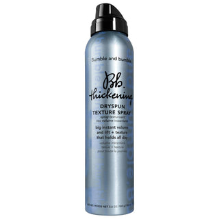 Bumble and bumble Thickening Dryspun Volume Texture Spray for Fine & Medium Hair - Adds +40% Volume, Light Hold & Texture Bumble and bumble Volume Texture Spray for Fine Hair hair volume spray, texture spray for fine hair, light hold styling product, volumizing hair spray, dry finishing spray, hair care, styling products for fine hair, volume enhancing products, texture adding spray, Bumble and bumble products, hair texture spray, fine hair solutions, wavy hair products, straight hair products, zeolite hair