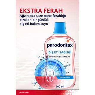 Parodontax Ekstra Ferah Mouthwash - Alcohol-Free Oral Care for Healthy Gums & Teeth Parodontax Ekstra Ferah Mouthwash - Alcohol-Free Oral Care Mouthwash, Oral care, Alcohol-free mouthwash, Gum health, Plaque control, Fresh breath, Oral hygiene, Healthy gums, Teeth care, Parodontax