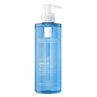 La Roche-Posay Lipikar Gentle Cleansing Gel: Hypoallergenic, Paraben & Soap-Free Body Wash for Dry, Sensitive Skin - 400ml La Roche-Posay Lipikar: Gentle Cleanser for Dry, Sensitive Skin La Roche Posay Lipikar Gel Lavant, gentle cleansing gel, sensitive skin cleanser, dry skin body wash, paraben-free cleanser, hypoallergenic body wash, niacinamide cleanser, soap-free cleanser, gentle cleanser, sensitive skin, dry skin, body wash, face wash, cleanser, paraben free, hypoallergenic, niacinamide, soap free, ski