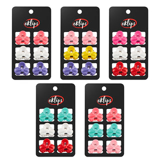 Eklips Assorted Mini Claw Hair Clips Set - 6 Pcs, Stylish Hold, Gentle Grip, Perfect for Styling & Accessories Eklips Hair Clips: Mini Claw Set - Style & Hold, Gentle on Hair hair clips, claw clips, small hair clips, mandal toka, hair accessories, hair styling clips, mini claw clips, assorted color hair clips, hair clip set, styling clips, hair styling, women's accessories, hair fashion, hair styling tools, updo clips, gentle hair clips, hair accessories set, Eklips hair clips, assorted hair clips, mini hai