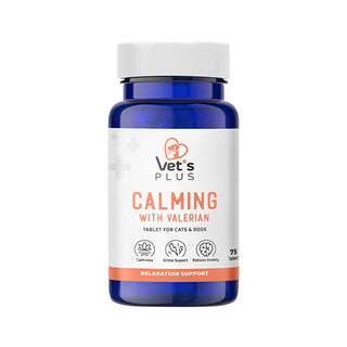 vet's plus calming tablets for cats and dogs, calming tablets bottle with 75 count Vet's Plus Calming Tablets - Stress Relief for Cats and Dogs | 75 Count Vet's Plus Calming Tablets for Cats and Dogs calming-tablets, stress-relief, pets-health, vets-plus, cat-supplements, dog-supplements, anxiety-support, pet-care, ai-generated, vet-products